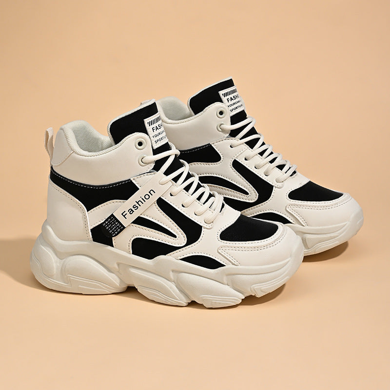 Damen Sportliche High-Top Sneakers mit innovativem Sohlenprofil und atmungsaktivem Obermaterial EB