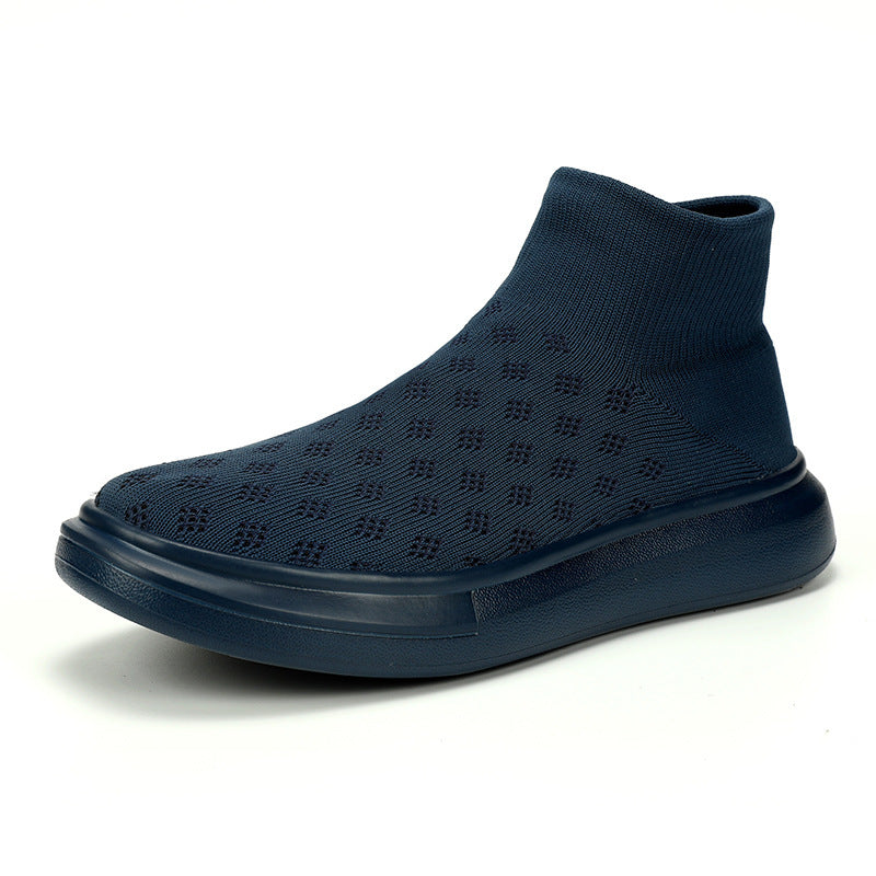 Damen Strick-Sneaker mit flexiblem Knöchelabschluss und atmungsaktiver Sohle EB
