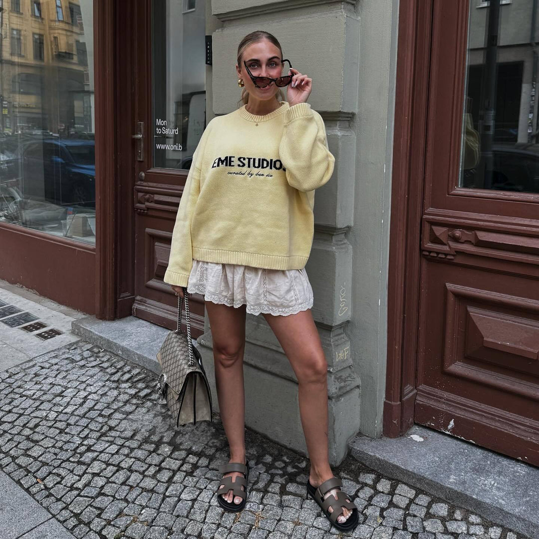 Damen Oversized Pullover EB