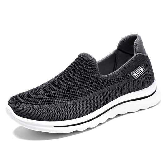 Damen nan Strick-Slip-On Komfortsneaker mit herausnehmbarem Memory-Fußbett und stoßdämpfender EVA-Zwischensohle EB
