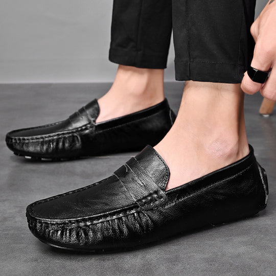 Damen Mokassins aus hochwertigem Leder mit flexiblem Sohlenprofil EB