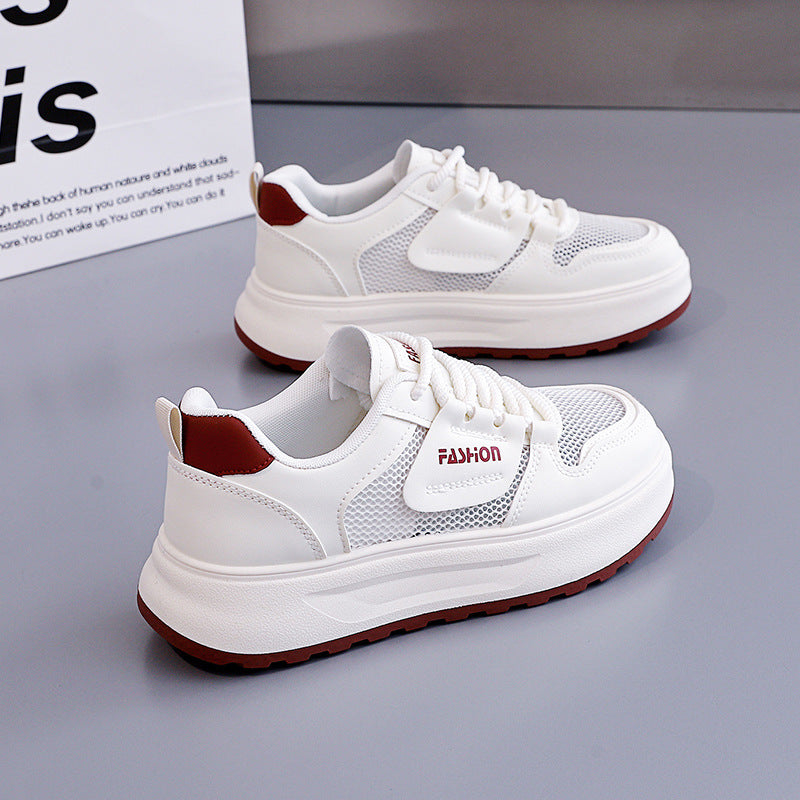 Damen Sportliche Sneakers mit atmungsaktiver Netzstruktur und federleichter Sohle EB