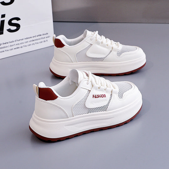 Damen Sportliche Sneakers mit atmungsaktiver Netzstruktur und federleichter Sohle EB