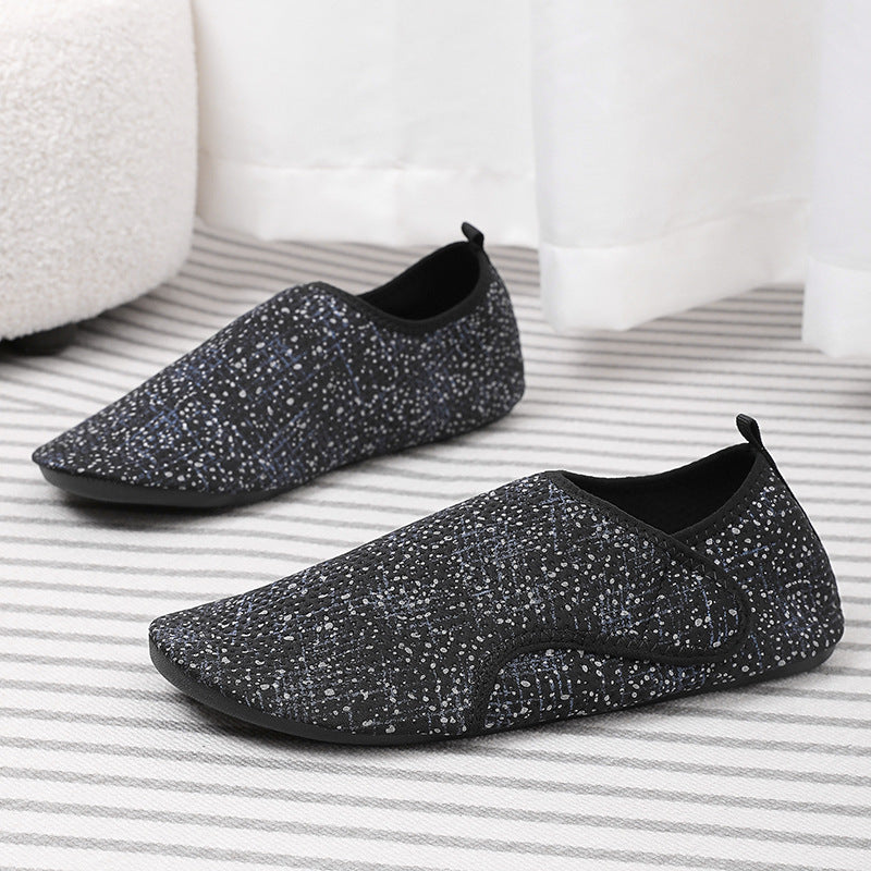 Damen Bequeme Strick-Hausschuhe mit flexiblem Design EB