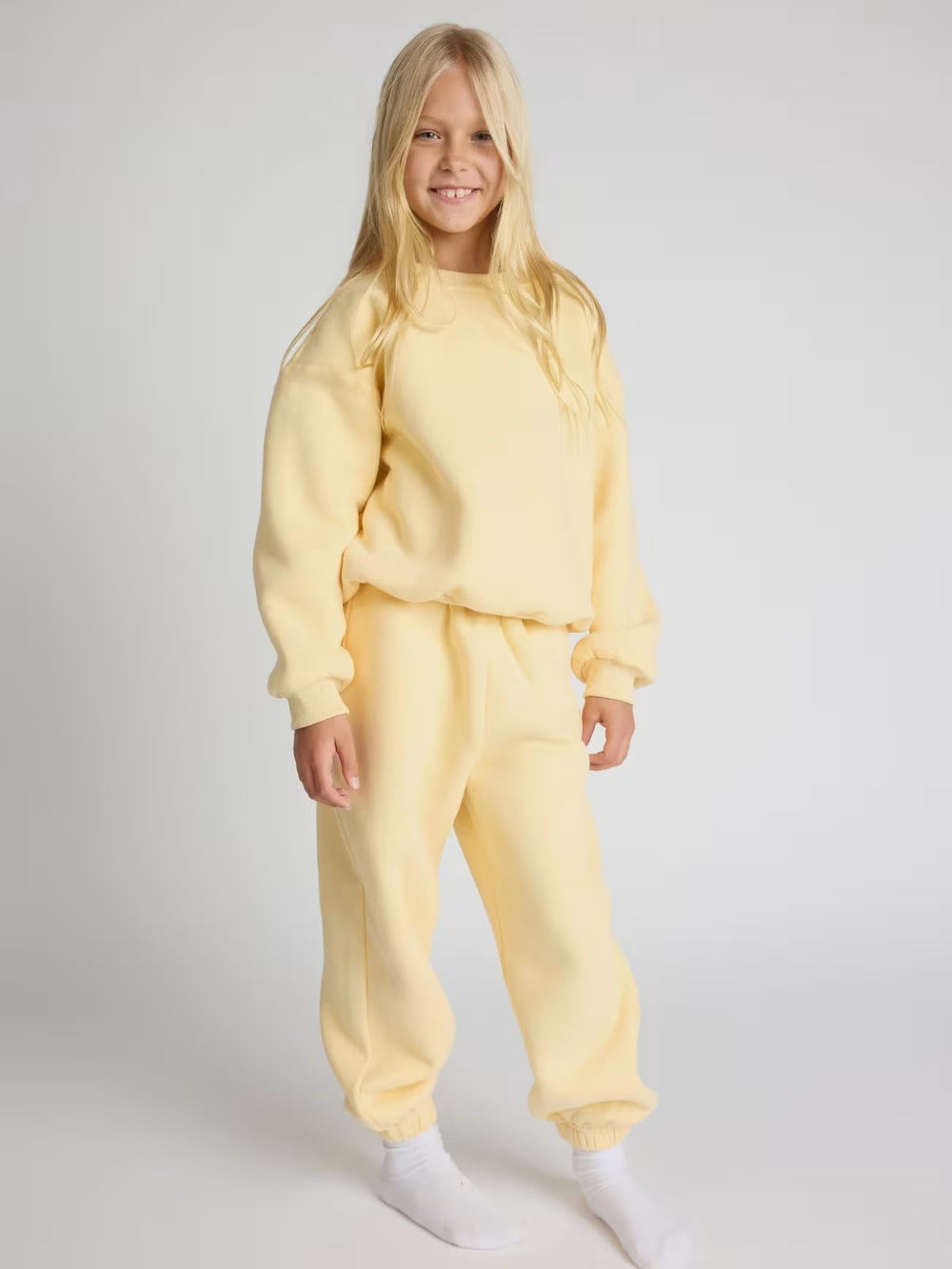 Damen lässiges Sweatshirt und bequeme Jogginghose Set EB