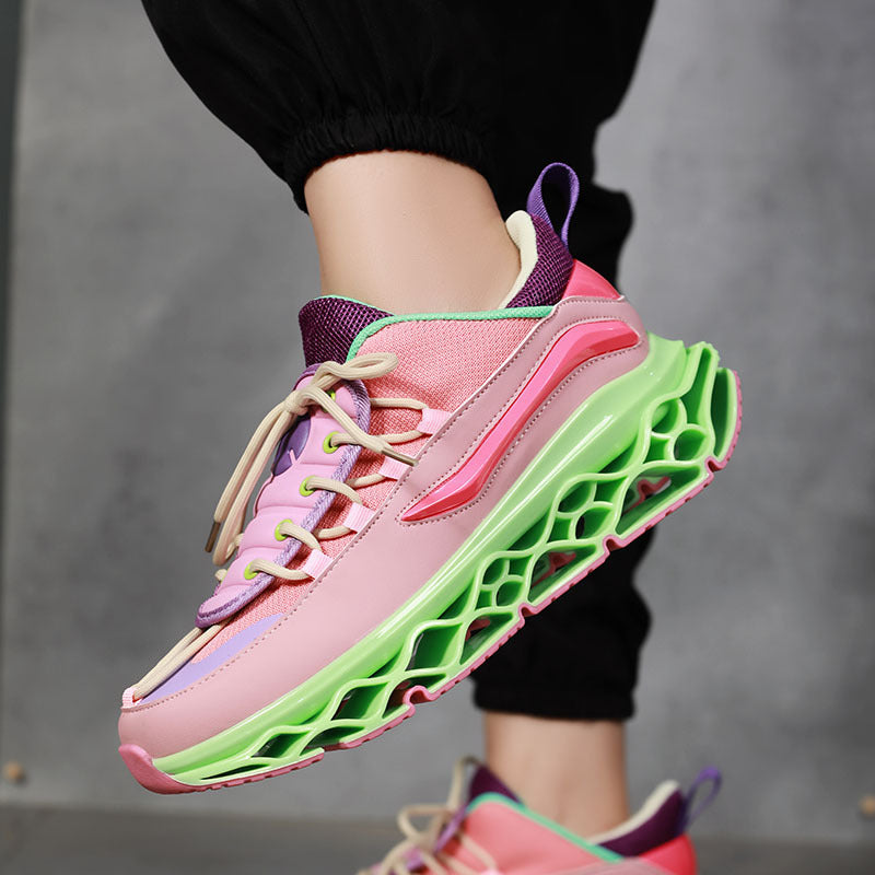 Damen Sportliche Sneakers mit innovativem Sohlen-Design EB