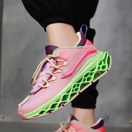 Damen Sportliche Sneakers mit innovativem Sohlen-Design EB