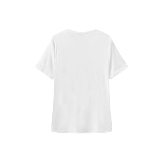 Damen Oversized Crop-T-Shirt mit künstlerischem Grafikdruck EB