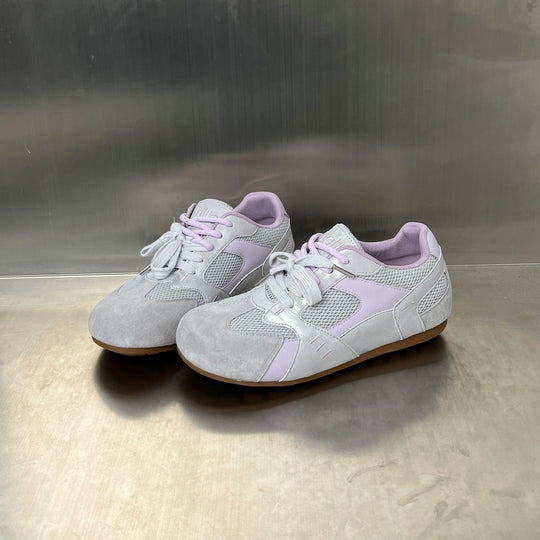 Damen Sportliche Freizeitschuhe mit atmungsaktiver Mesh-Oberfläche und hochwertigem Wildleder EB