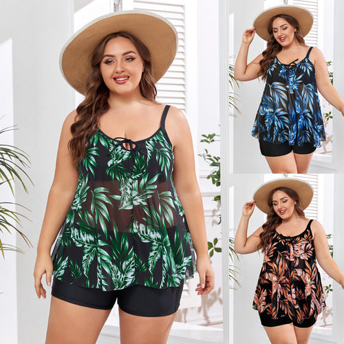 Damen Freizeit-Badeoutfit mit fließendem Schnitt EB