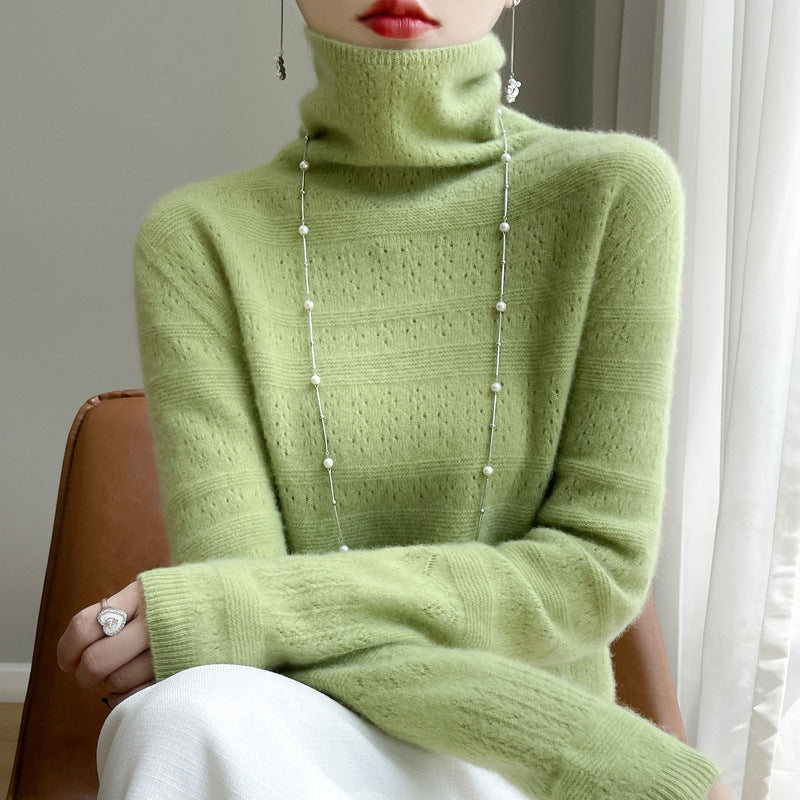 EB | Rollkragenpullover Weicher Strickpullover Langärmliges Design