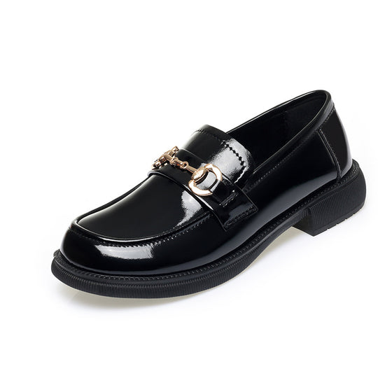 Damen Elegante Mokassins mit modischen Kettendetails EB