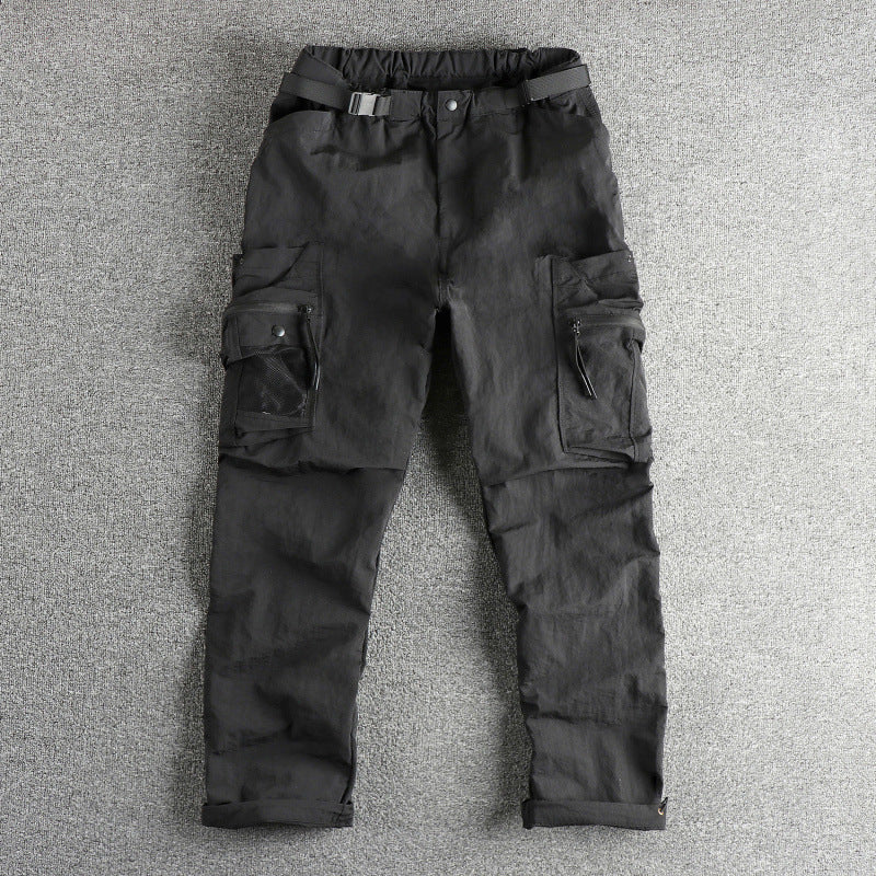 Herren Cargo-Hose mit multifunktionalen Taschen und verstellbarem Bund EB