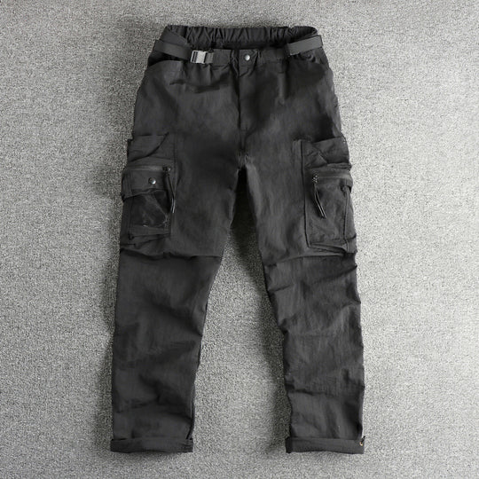 Herren Cargo-Hose mit multifunktionalen Taschen und verstellbarem Bund EB