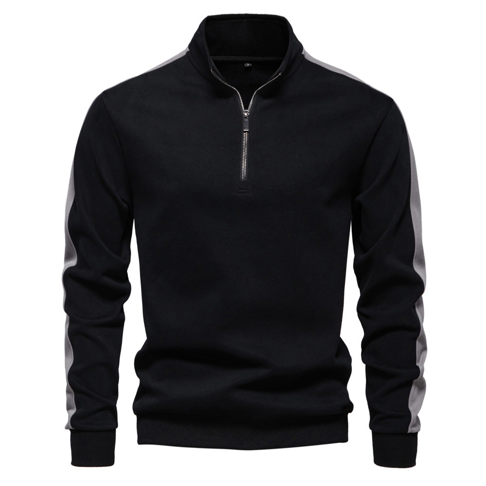 Herren Sportpullover mit Stehkragen EB