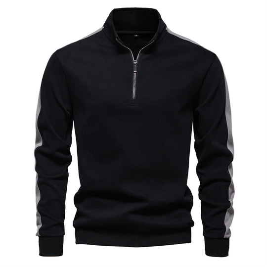 Herren Sportpullover mit Stehkragen EB