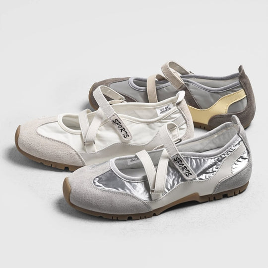 Damen modische Slipper mit verstellbarem Riemen und rutschfester Sohle EB