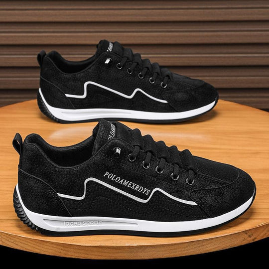 Damen Sportliche Sneakers mit texturiertem Obermaterial und rutschfester Sohle EB