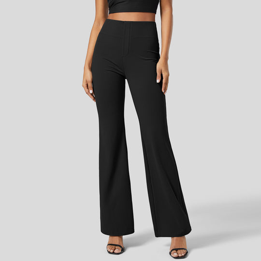 Damen Elegante und bequeme hoch geschnittene Hose EB