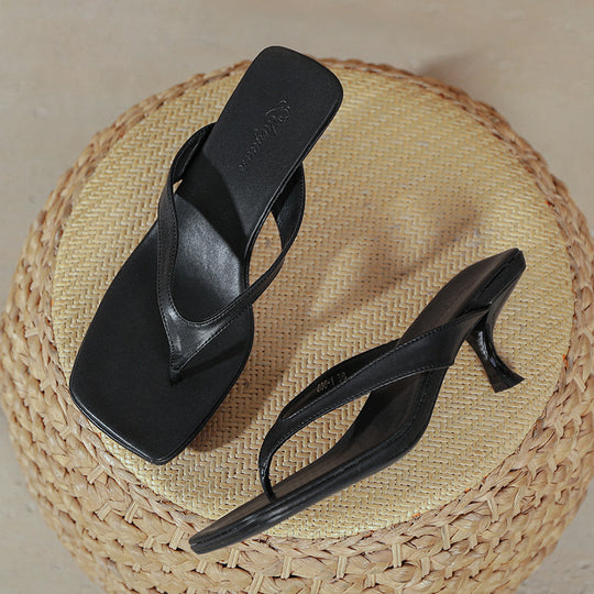 Damen elegante Plateau-Sandaletten mit modischem Riemen EB