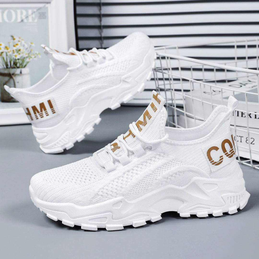 Damen Sportliche und bequeme Sneakers mit atmungsaktiver Mesh-Oberfläche EB