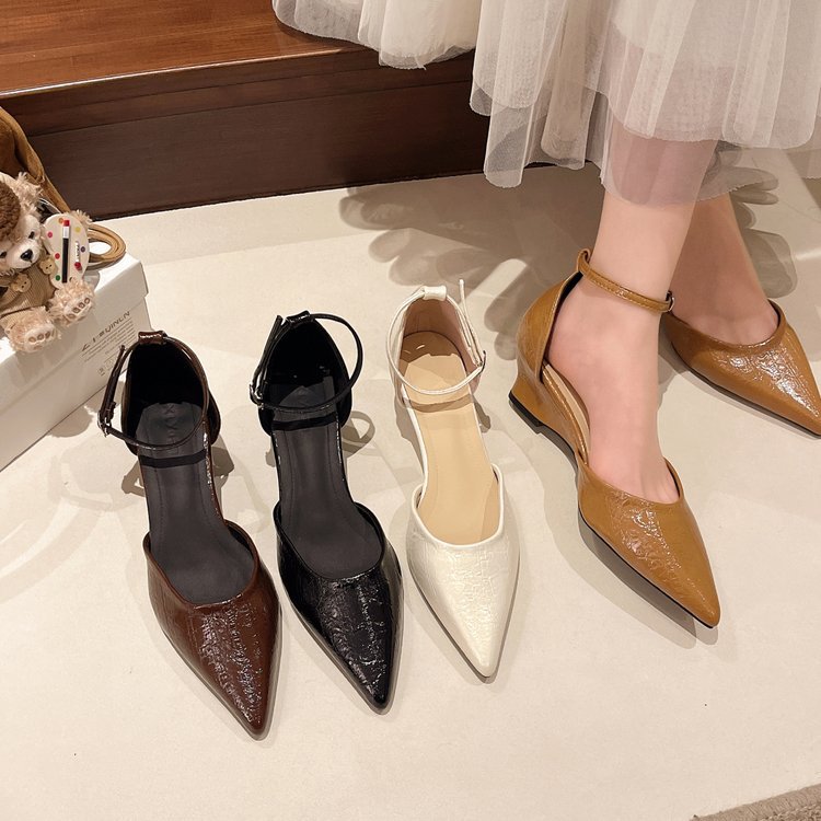 Damen elegante Slingback-Pumps mit transparentem Riemendesign und schickem Blockabsatz EB