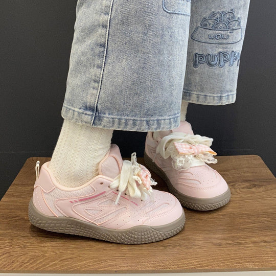 Damen Sneakers mit verspieltem Schleifen-Design von EB