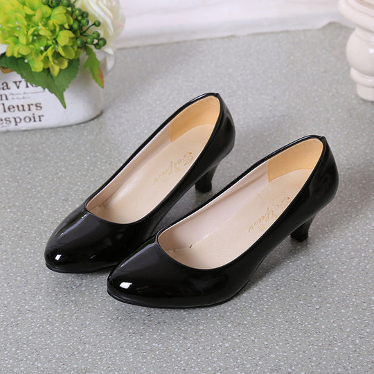 Damen klassische Pumps mit elegantem Absatz und modischem Design EB