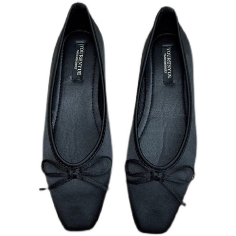 Damen Ballerinas mit elegantem Schleifenakzent EB
