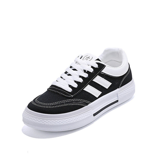 Damen Sportliche Sneakers mit kontrastierendem Design und bequemer Laufsohle EB