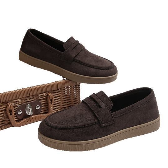 Damen Mokassins mit geschmeidigem Wildleder und rutschfester Sohle EB