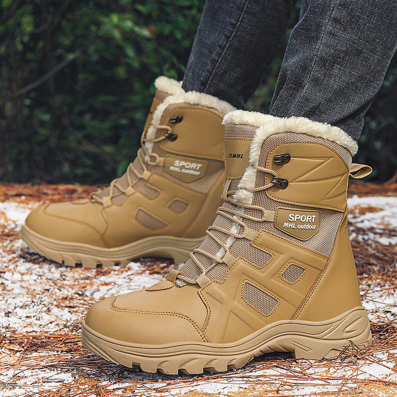 Damen wasserdichte Winterstiefel mit isolierendem Innenfutter und rutschfester Sohle EB