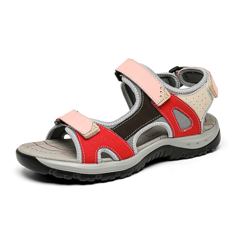 Damen Sportliche Freizeitsandalen mit verstellbaren Riemen und rutschfester Sohle EB