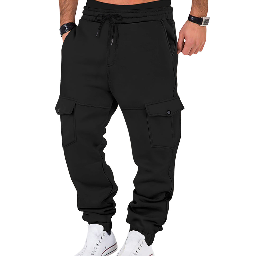 Herren Cargo-Jogginghose mit erweiterten Taschen und elastischem Bund EB