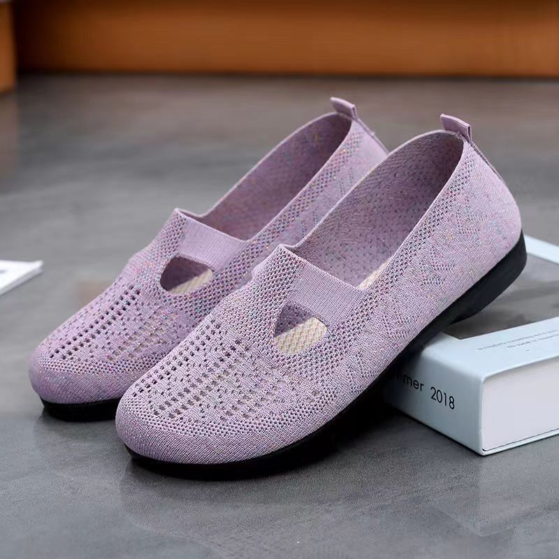Damen Bequeme Freizeitschuhe mit atmungsaktiver Obermaterialstruktur EB