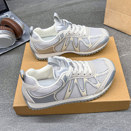 Damen Atmungsaktive Laufschuhe mit rutschfester Sohle und sportlichem Design EB