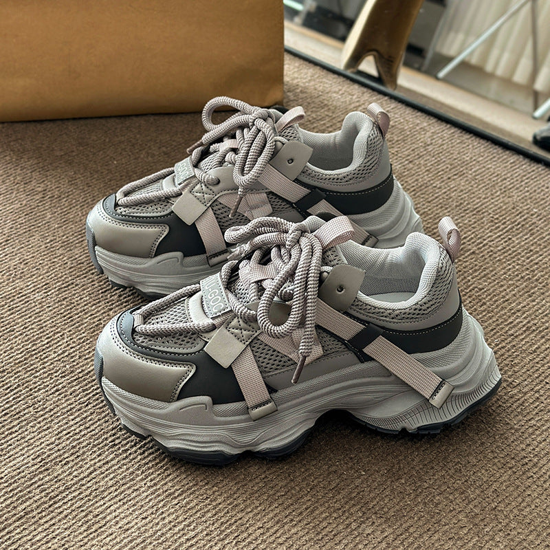 Damen Sportliche Chunky Sneakers mit innovativer Dämpfung und Trenddesign EB