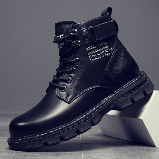 Damen Modische hohe Stiefel mit rutschfester Sohle und strapazierfähigem Obermaterial EB