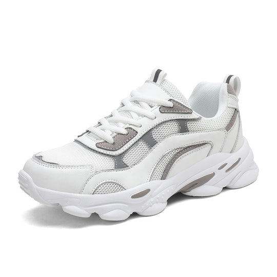Damen sportive Komfort-Sneaker mit atmungsaktivem Obermaterial und dämpfender Sohle EB