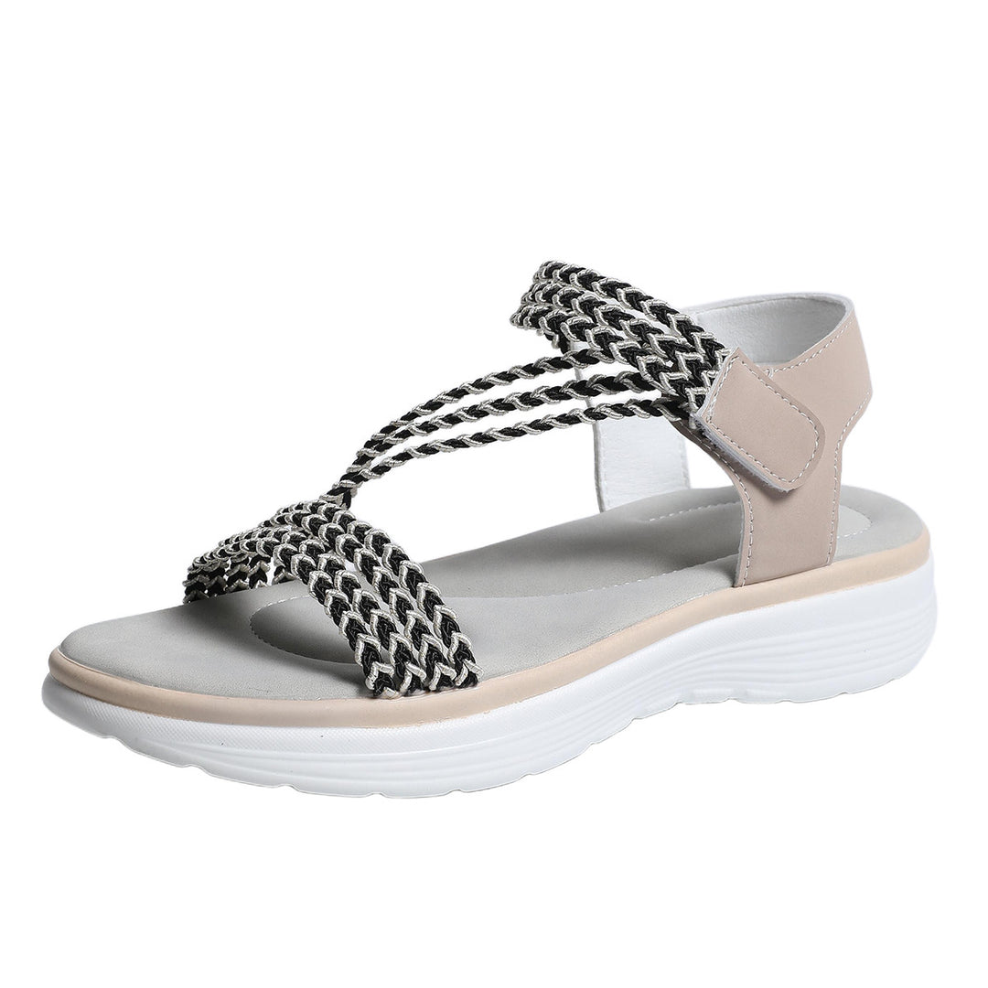 Damen Komfortable Freizeitsandalen mit atmungsaktiven Riemen EB