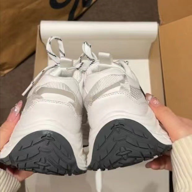 Damen Sportliche Chunky Sneakers mit atmungsaktiver Mesh-Konstruktion und gepolsterter Sohle EB