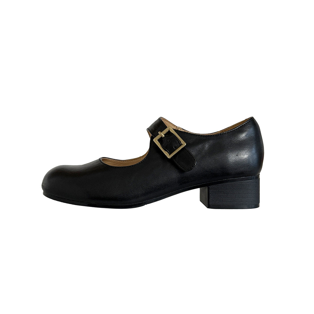 Damen Elegante und komfortable Mary-Jane Schuhe mit modischer Schnalle EB