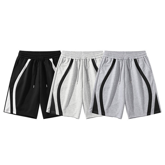 Herren Sportliche Shorts mit elastischem Bund und seitlichen Kontraststreifen EB