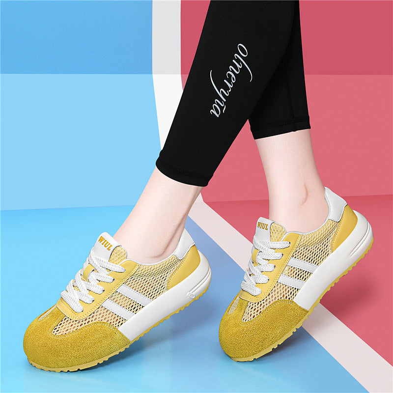 Damen Atmungsaktive Lifestyle-Sneaker mit rutschfester Sohle EB