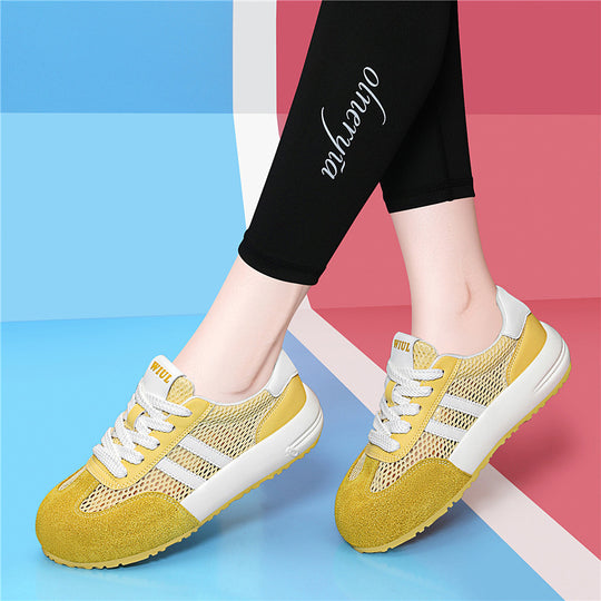 Damen Atmungsaktive Lifestyle-Sneaker mit rutschfester Sohle EB