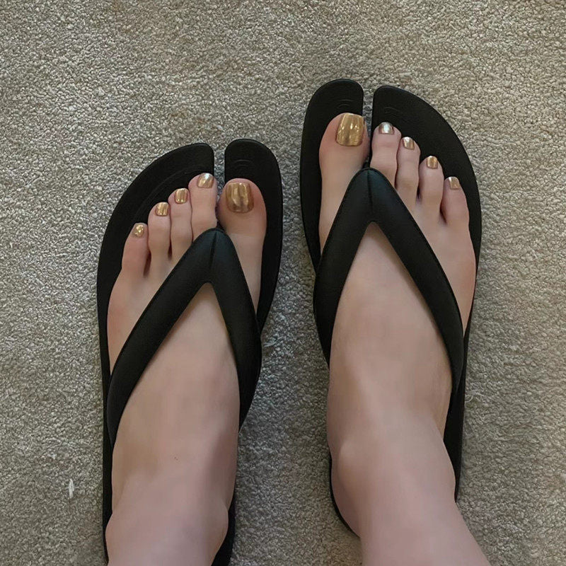 Damen Flip-Flops mit ergonomischem Fußbett und rutschfester Sohle EB