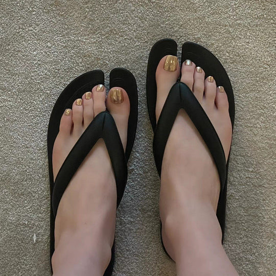 Damen Flip-Flops mit ergonomischem Fußbett und rutschfester Sohle EB