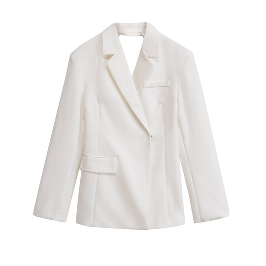 Damen Eleganter Blazer mit modernem Schnitt und praktischen Taschen EB
