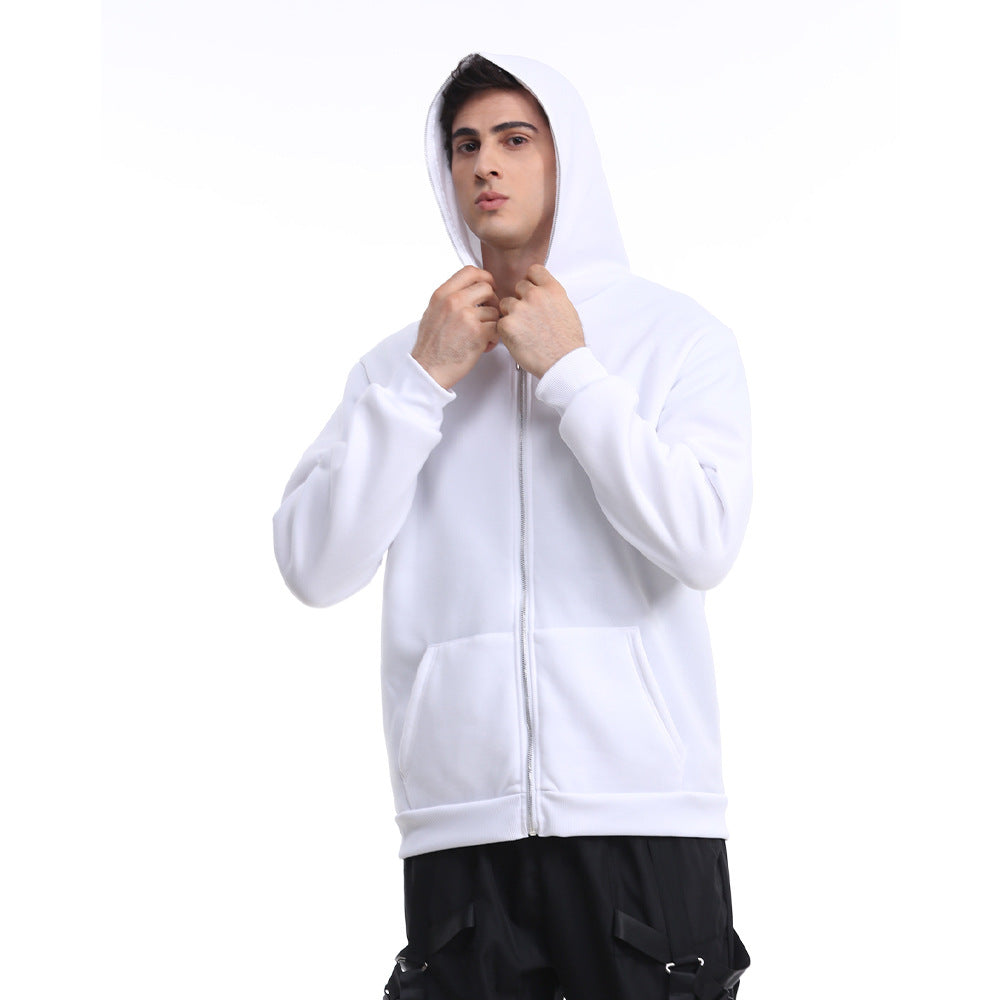 Unisex nan leichter Reißverschluss-Hoodie mit minimalistischer Nahtführung und ergonomischer Kapuze EB