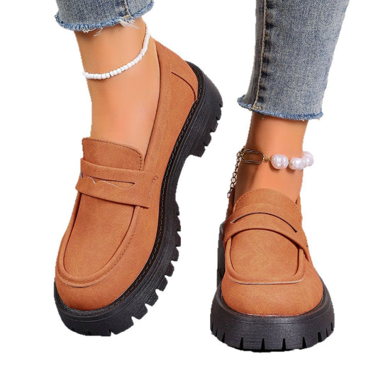 Damen Mokassins mit rutschfester Profilsohle und modischer Applikation EB